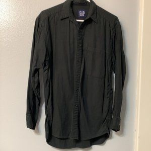 Gap Black Button-down long sleeved – Large